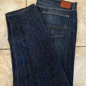 Men’s Lucky Brand 221 Original Straight Dark Wash Jeanz
